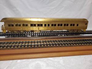lot 22 image: O Scale Brass Pullman Standard Observation Lounge Plan 3959A  - With Air Conditioning -  Unpainted