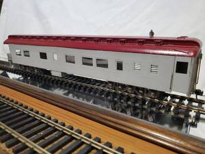 lot 54 image: O Scale Hand Made Wooden Kit Passenger Car