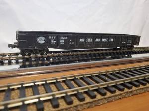 lot 61 image: 1971 O Scale Atlas Black Gondola N & W 187302
