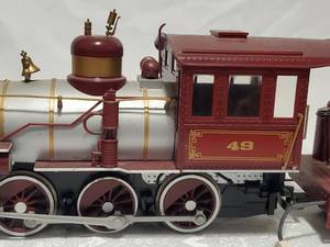 lot 89 image: Bachmann ATSF Atchison Topeka Santa Fe Steam Engine 4-6-0 & 49 Tender
