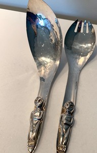 lot 96 image: ACME Bates and Sun Two Piece Serving Utensils