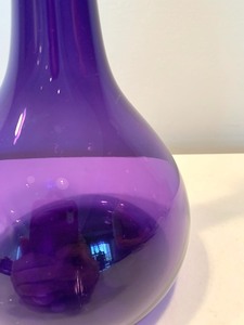 lot 49 image: Signed Purple Vase