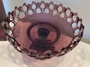 lot 130 image: Three Decorative Purple Items