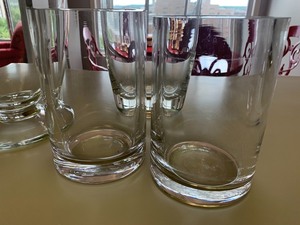 lot 64 image: Four Pottery Barn Vases