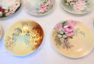 lot 18 image: Large Lot of Limoges Decorative Plates