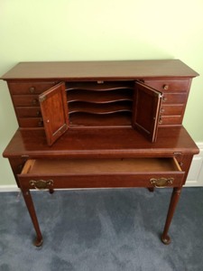 lot 48 image: Wood Writing Desk