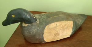 lot 64 image: Vintage Wood Duck Decoy