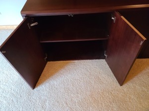lot 53 image: Wood Storage Console