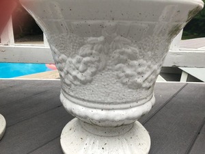 lot 99 image: Set of Three Ceramic Planters