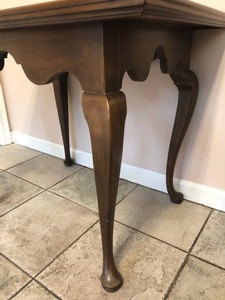 lot 85 image: Pair Of Curved Leg Side Tables