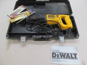 lot 12 image: Dewalt Reciprocating saw