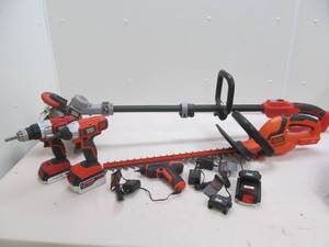 lot 57 image: black and decker tools