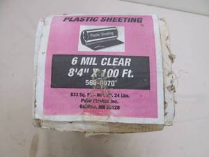 lot 77 image: multi purpose plastic sheeting