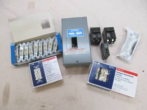 lot 80 image: electrical supplies