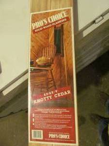 lot 134 image: pro choice solid wood planking edge v knotty cedar