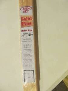 lot 135 image: solid pine pre mitered casing sets ranch style