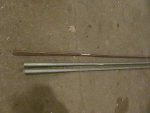 lot 142 image: copper rod, galvanized pipes