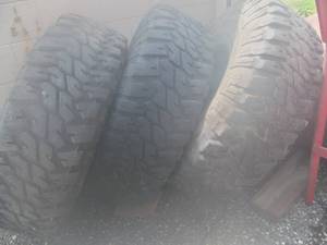 lot 83 image: wrangler good year tires