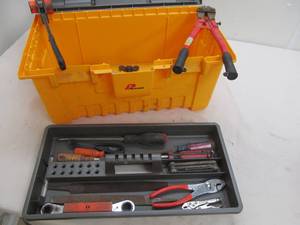 lot 110 image: Plano tool box ,tools