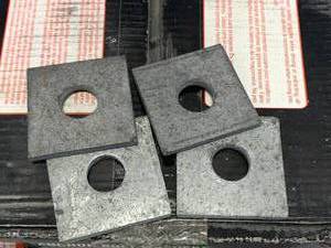 lot 16 image: Grip Rite Square Washers 58 x 2 x 2  (2 boxes 200ct) $156 retail
