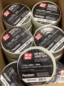lot 34 image: Lot of 23 Rolls Drywall Joint Tape 1 78 x 300 ($298 retail)