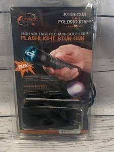 lot 50 image: New Stun Gun & Knife