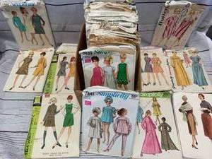 lot 5 image: Lot of 38 Vintage Sewing Patterns ($3-15 each on ebay)