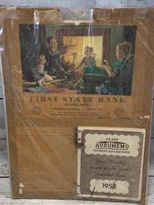 lot 7 image: First State Bank Dalton, MN 1952 Calendar
