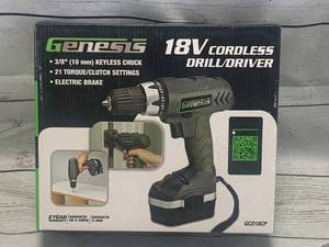 lot 51 image: New Genesis 18 Volt Cordless Drill