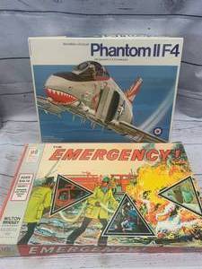 lot 52 image: New Old Stock Phantom 2 Model & Emergency Board Game