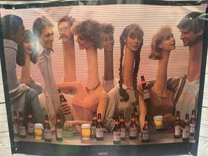lot 57 image: 1983 Bud Long Neck Poster ($89 on Ebay)