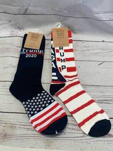 lot 66 image: 2 Pair of Donald Trump Socks