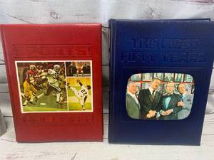 lot 88 image: Television the First Fifty Years & Sports Leather Bound Book