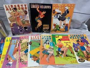 lot 95 image: Lot of 12 Liberty Meadows Art Books