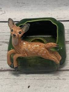 lot 102 image: Rosemeade Candle Holder with Fawn