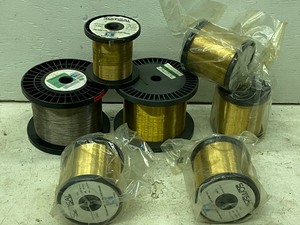 Box Lot Of Assorted Spools Of DeltaCut Industrial Material Cutting Wire