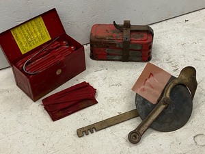 Vintage Roadside Emergency Sets & Miniature Desktop Replica Disc Plow