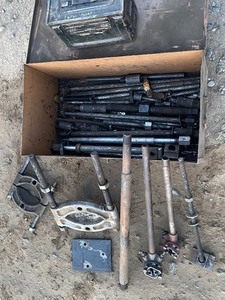 Knack Job-Box With Pipe Threading Tools & Etc
