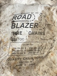 (2) 1-Pair Sets Of Truck Tire Chains