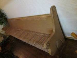 lot 181 image: Church Pew 116X 21X 38 ...