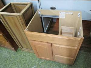 lot 197 image: Bathroom Cabinet Without Top 24 X...