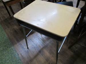 lot 207 image: Vintage Childs School Desk See Ph...