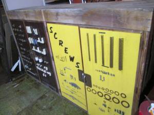 lot 208 image: Huge Wood Cabinet With Option to In...