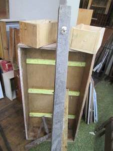 lot 226 image: Various Wood, Handmade Cabinet, and...