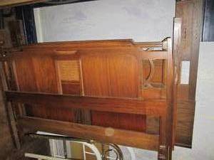 lot 243 image: Large Lot Headboard andor Footboar...