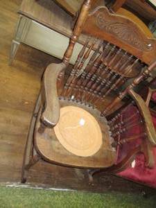 lot 306 image: Vintage Rocking Chair Good Shape ...