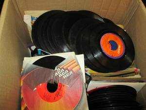 lot 328 image: Box of 45s Various Artists, See Ph...
