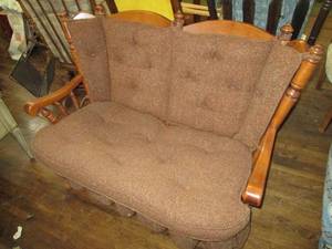 lot 344 image: Loveseat Rocker Excellent Conditio...