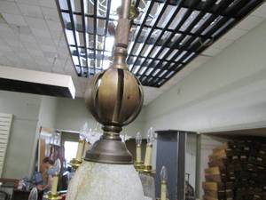 lot 362 image: Ceiling Mounted Chandelier Item Wi...