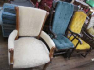 lot 367 image: Antique Chairs (One of the Arms is ...